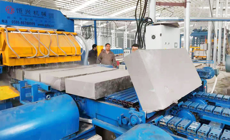 泡沫混凝土自保溫砌塊設備生產(chǎn)工藝